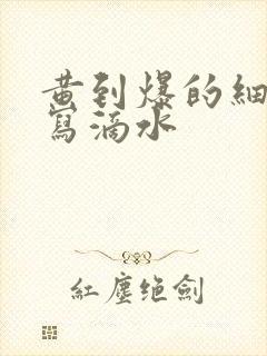 黄到爆的细节描写滴水