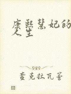 康熙慧妃的躺赢人生