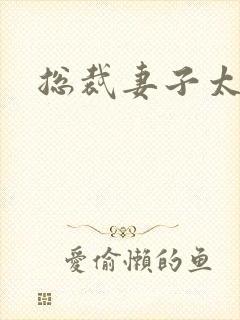 总裁妻子太诱人