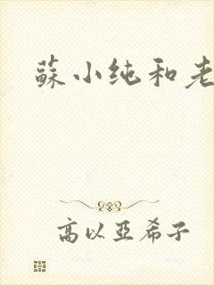 苏小纯和老苏