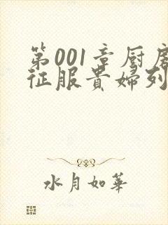 第001章厨房征服贵妇列静