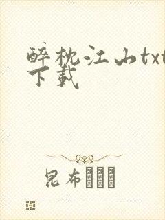 醉枕江山txt下载