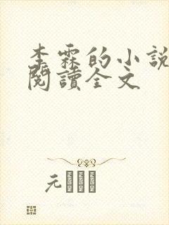 李霖的小说免费阅读全文