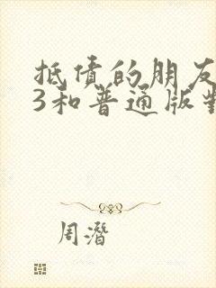 抵债的朋友麦子3和普通版对比