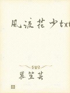 风流花少txt