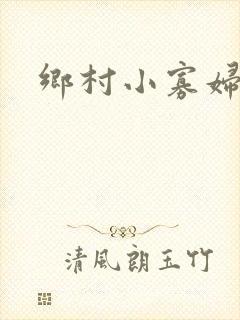 乡村小寡妇