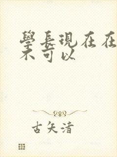 学长现在在上课不可以