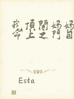 我顶开妈妈的生命上之门目录