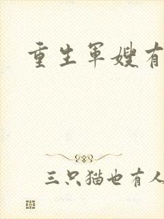 重生军嫂有空间