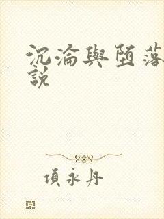 沉沦与堕落的小说