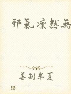 邪气凛然无弹窗