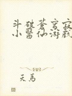 斗破苍穹寂寞的小医仙游戏世界