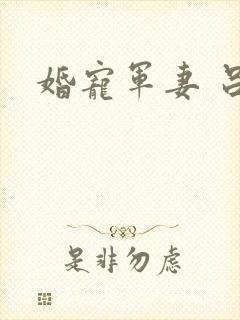 婚宠军妻 吕颜