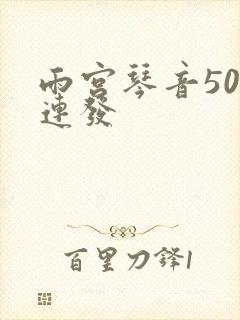 雨宫琴音500连发