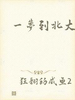 一梦到北大
