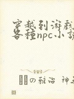 穿越到游戏里和各种npc小说