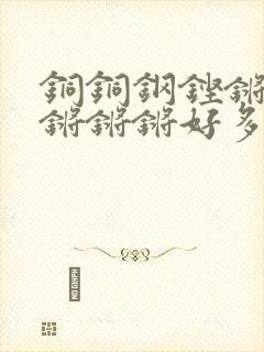 铜铜钢铿锵锵锵锵锵锵好多少阅读