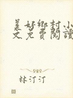 美好乡村小说全文免费阅读