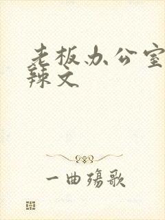 老板办公室系列辣文