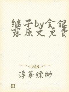 继子by金银花露原文免费阅读