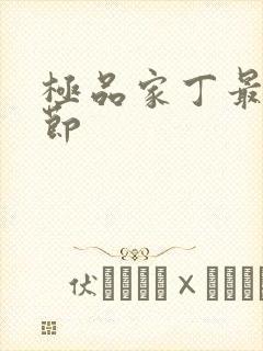 极品家丁最新章节