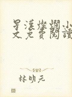 星汉灿烂小说全文免费阅读