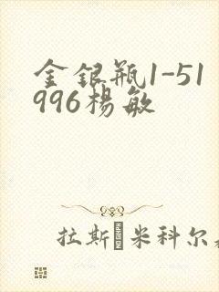 金银瓶1-51996杨敏