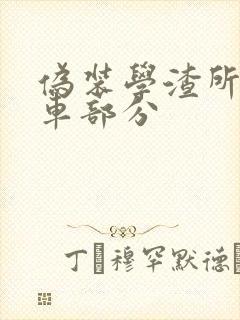 伪装学渣所有开车部分