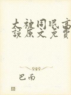 大被同眠高粱小说原文免费阅读