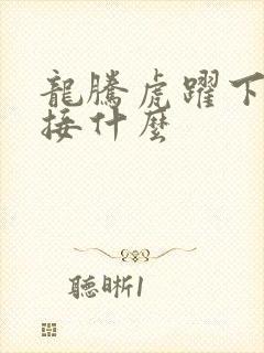 龙腾虎跃下一句接什么