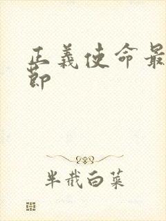 正义使命最新章节