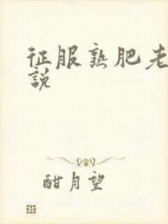 征服熟肥老妇小说