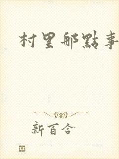 村里那点事儿