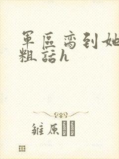 军区脔到她哭h粗话h