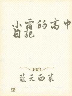 小霜的高中成长日记