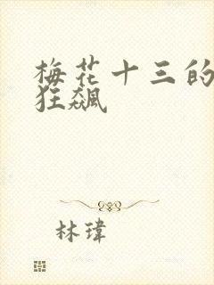 梅花十三的乳液狂飙