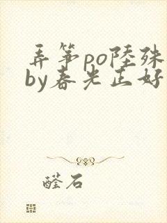 弄筝po陆殊词by春光正好