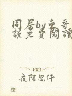 同居by东哥小说免费阅读全文无弹窗