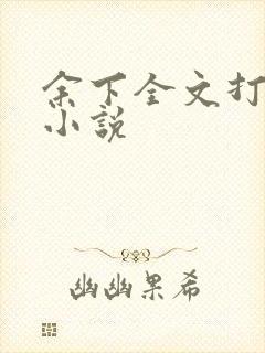 余下全文打不开小说