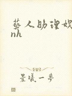 艺人助理娱乐圈nh