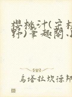 樱桃汁(宋枝江野)笔趣阁小说