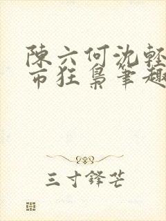 陈六何沈轻舞都市狂枭笔趣阁