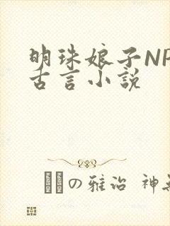 明珠娘子NPC古言小说