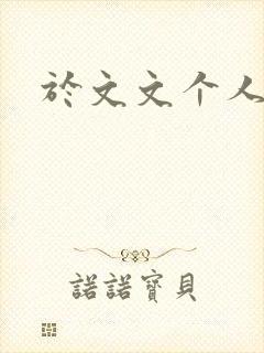 于文文个人简历