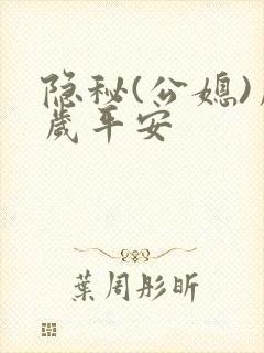 隐秘(公媳)岁岁平安