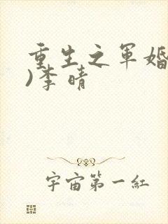 重生之军婚(h)李晴