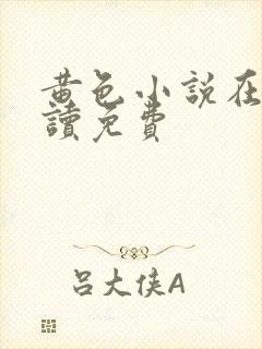 黄色小说在线阅读免费