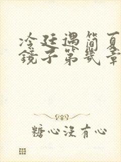 冷廷遇简夏对着镜子第几章