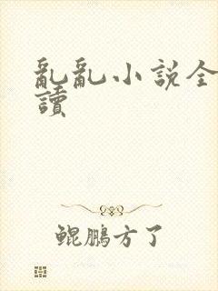 乱乱小说全文阅读