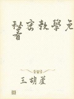 秘密教学免费观看